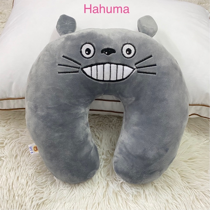 Gối Chữ U tựa cổ ô tô, máy bay chống đau mỏi cổ • Totoro