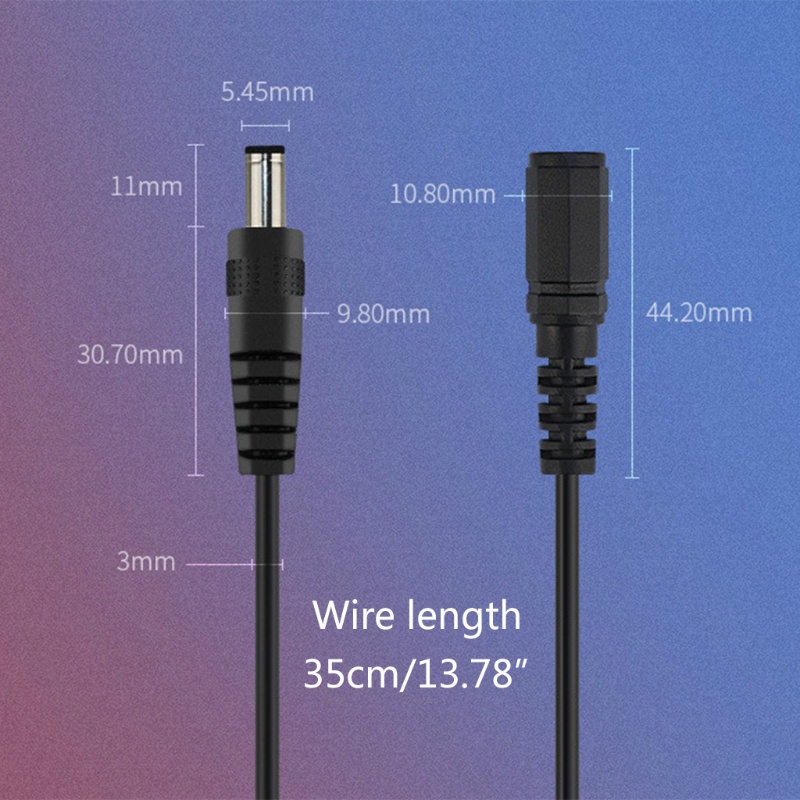 Dây Cáp Nối Nguồn DC 4 Chiều 5 5X2 1mm 1mm 4 Male Sang DC