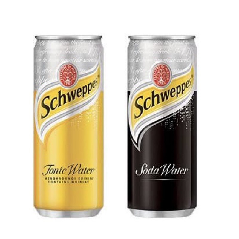 [CÓ SẴN] NƯỚC SODA SCHWEPPES 330ML THÙNG 24 LON