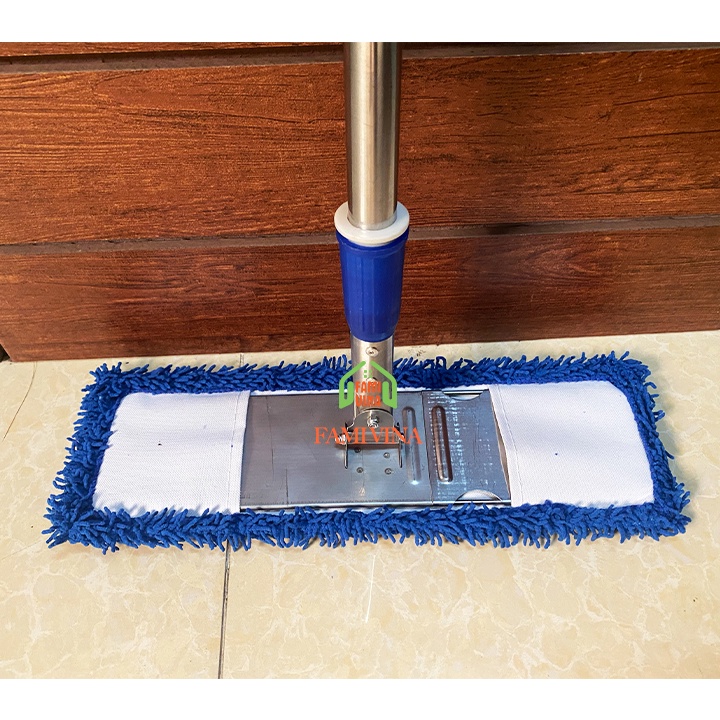 Cây lau nhà công nghiệp san hô 45cm sợi microfiber  , chổi lau nhà tự vắt 360 siêu sạch siêu thấm hút hiệu quả