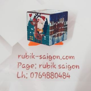 Rubik 3x3 hình noel