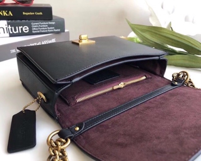 📛SALE📛TÚI C HUTTON ĐEN NỮ ĐEO CHÉO