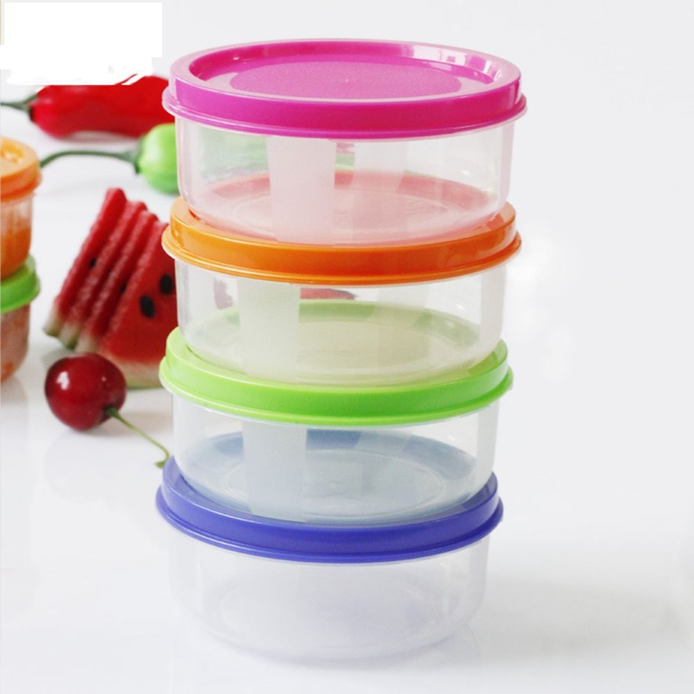 Hộp nhựa mini đựng thực phẩm 150ML 8.5cm có nắp đậy tiện dụng