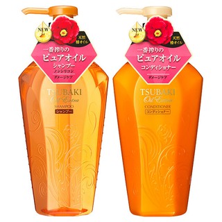 Bộ Dầu Gội & Dầu Xả Hiệu Tsubaki - Màu Vàng Chăm Sóc Phục Hồi Tóc Hư Tổn - Made In Japan