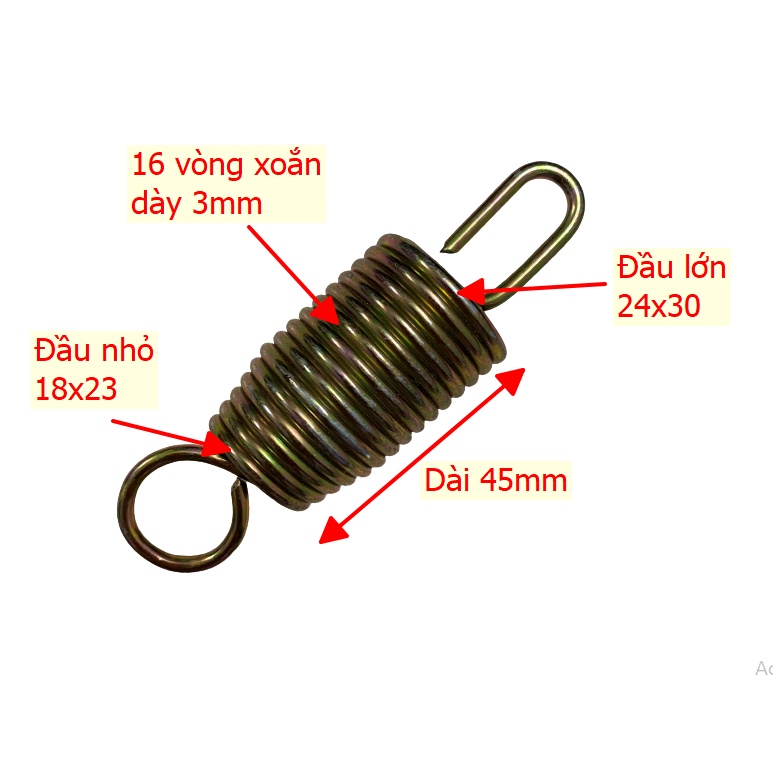 Lò xo máy cắt nhôm 4 vòng và 16 vòng