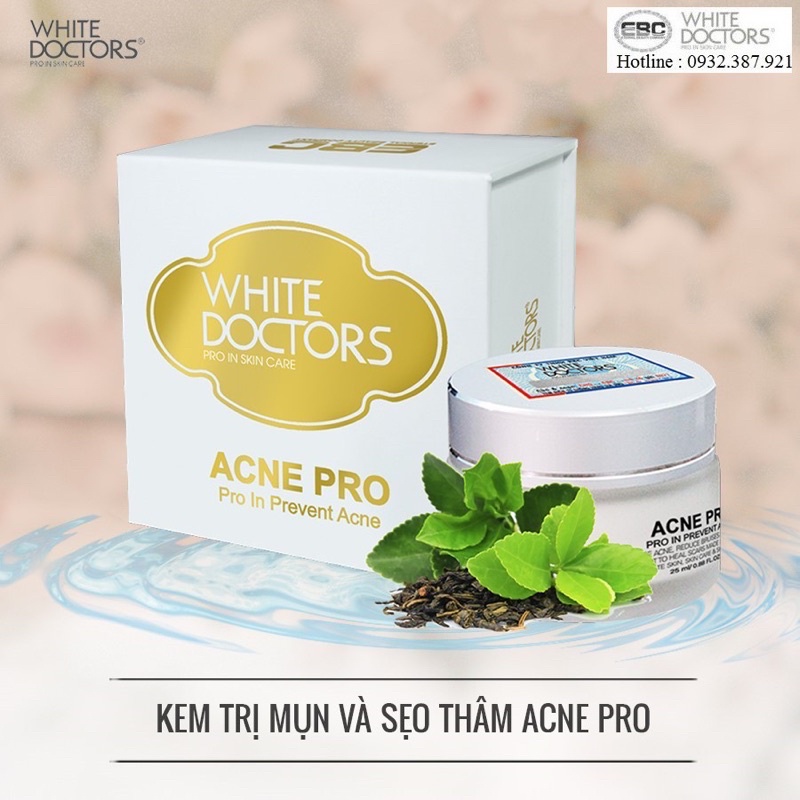 kem white doctors giảm mụn -thâm sẹo Acne pro hủ 25g