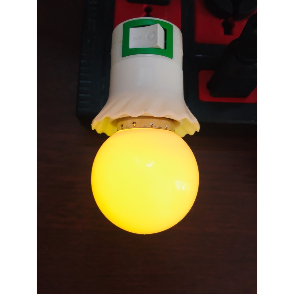 Bóng led chuyển màu trang trí 3W ( bóng chanh )