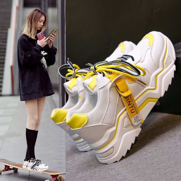 Giày Nữ G35 Thể Thao Sneaker Hàng Hiệu Cao Cấp Màu Trắng Đẹp Phong Cách Hàn Quốc Dễ Phối Đi Học Đi Chơi