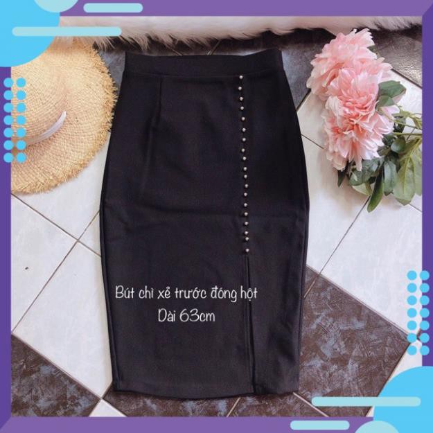 12.12 Xả - [ẢNH TỰ CHỤP] VÁY BÚT CHÌ CÔNG SỞ XẺ TRƯỚC ĐÓNG HỘT CÓ SIZE ĐẠI Y88 ' 2021 . ᴬ : | BigBuy360 - bigbuy360.vn