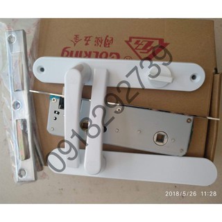 Bộ khóa cửa nhựa, khóa núm vặn giá rẻ