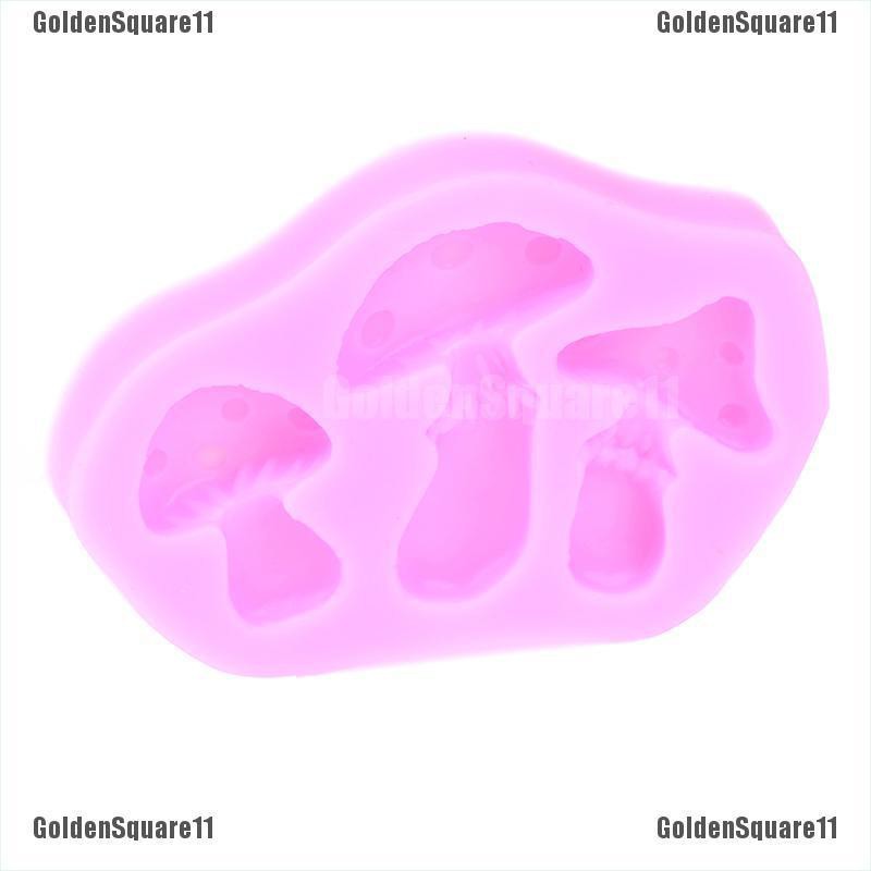 Khuôn silicone Tạo Hình Làm Bánh Kẹo Hình Cây Nấm 3d diy