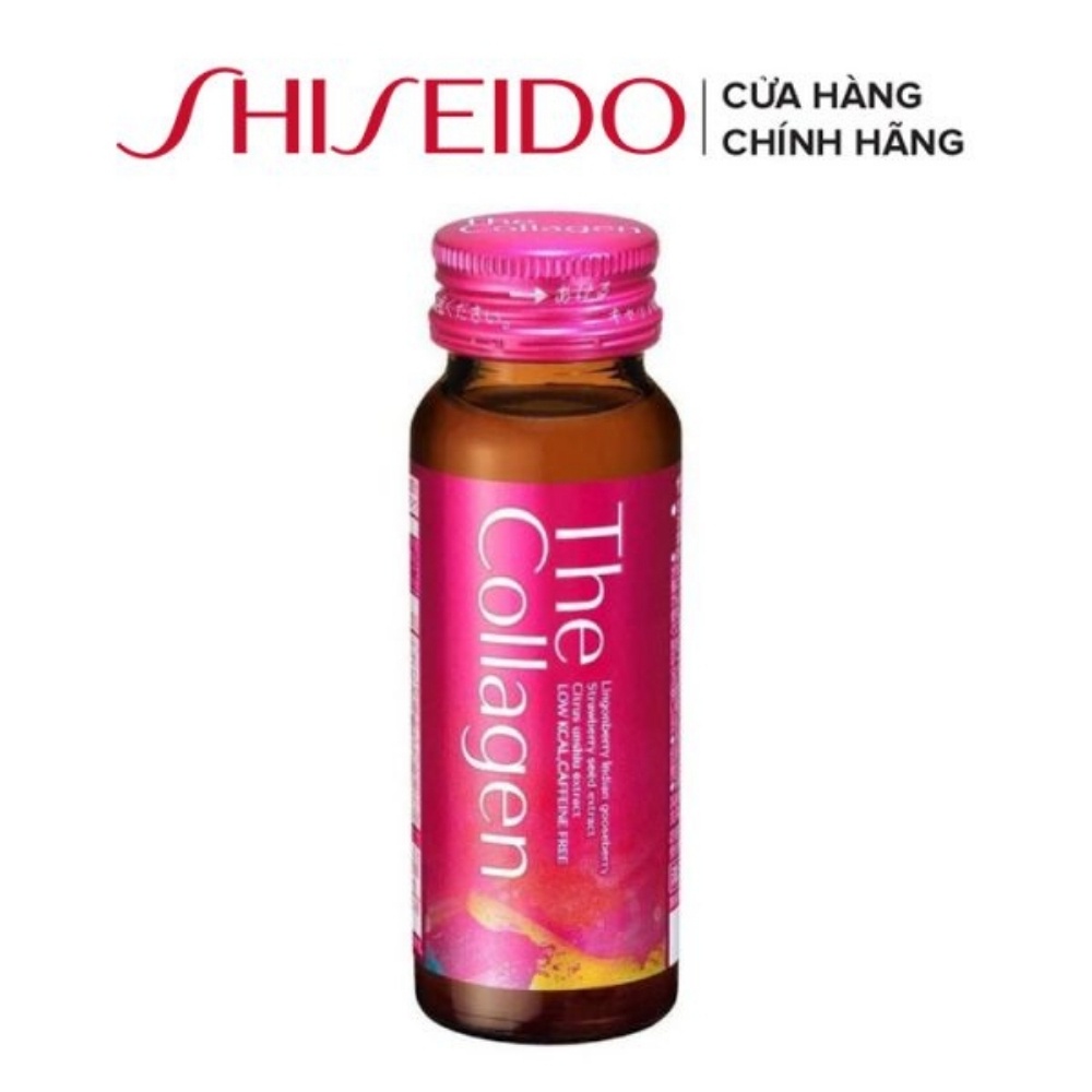 Nước Uống The Collagen Shiseido Nhật Bản-Colagen Shiseido Hỗ Trợ Làm Đẹp Da 10 lọ x 50ml.