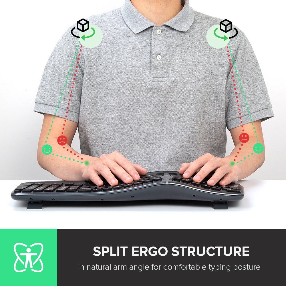 Bàn phím không dây Bluetooth DELUX GM901D GM901 USB 2.4G thích hợp cho Windows Mac