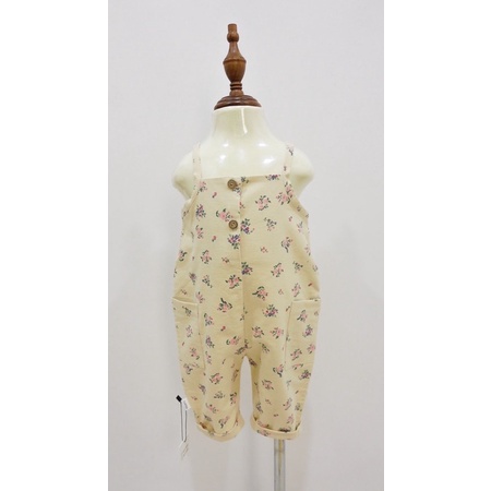 (Hàng thiết kế) Bộ yếm liền thân hoạ tiết hoa nhí xinh xắn cho bé gai_Aimee Overalls_Haaro Babies