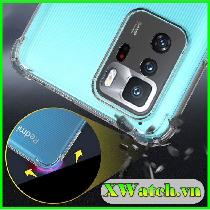 Ốp lưng silicon chống va đập Xiaomi Redmi 10 Poco C40 Mi 11T Mi 11T pro Mi mix 4 K40s Redmi 10C ... trong suốt