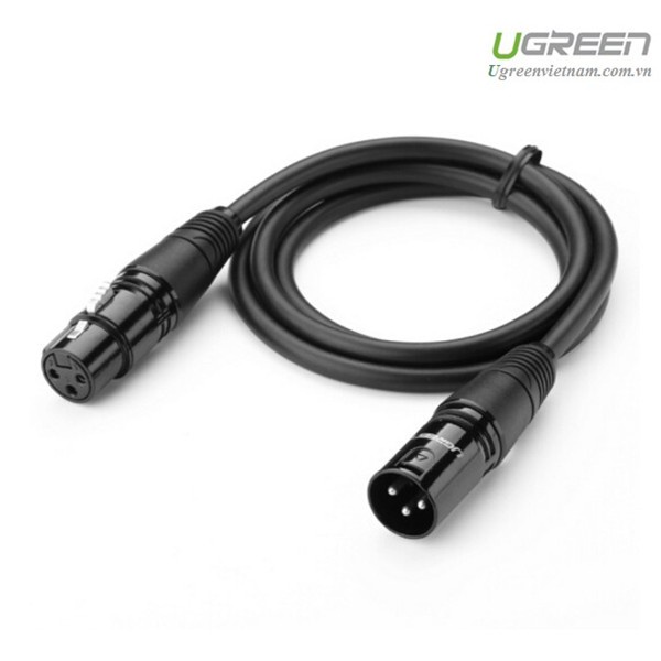 Cáp nối dài Microphone XLR 5m chính hãng Ugreen 20712 cao cấp