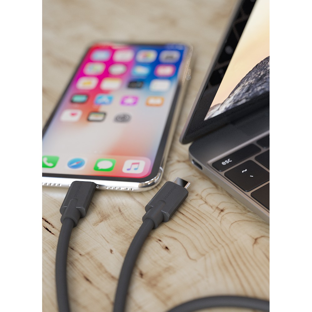 Cáp sạc Allocacoc CHÍNH HÃNG, CHỐNG RỐI Lightning / Micro USB/ Type C độ dài 1.5m