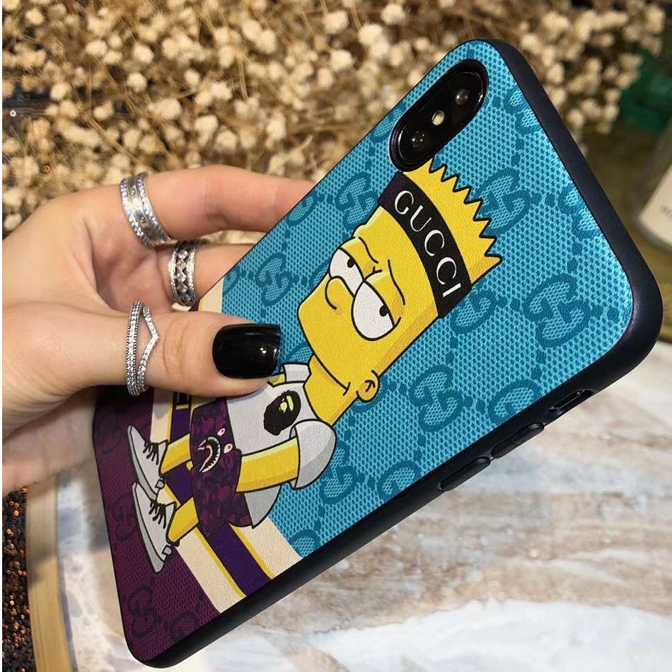 Ốp Lưng Da In Hình Simpson Cho Iphone 11 8 7 6 6s Plus X Xsmax | BigBuy360 - bigbuy360.vn