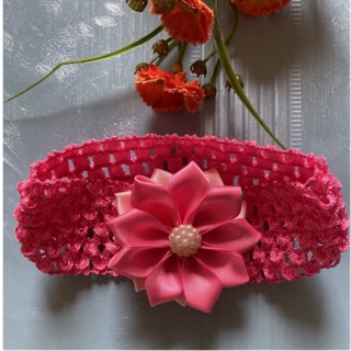 Băng đô bé gái bông hoa Turban cho bé gái- Tuban handmade