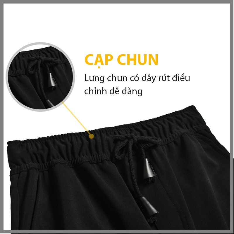 Quần jogger cạp chun FUNS chất vải co giãn TT59 quần jogger unisex phong cách Hàn Quốc trẻ trung cá tính mùa thu đông