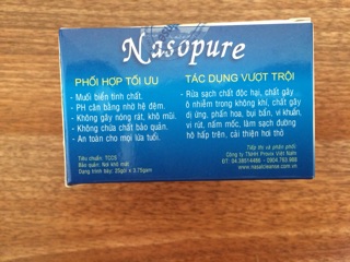 Bình rửa mũi nasalrinse và muối rửa