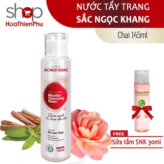 Nước tẩy trang Sắc Ngọc Khang 145ml (Quà tặng Sữa tắm SNK 30ml)