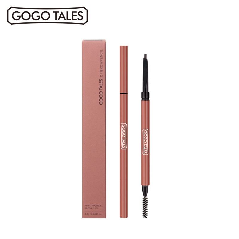 Chì kẻ mày cao cấp 2in1 GoGotales một đầu chì kẻ lông mày, 1 đầu bàn chải lông mày mã | BigBuy360 - bigbuy360.vn