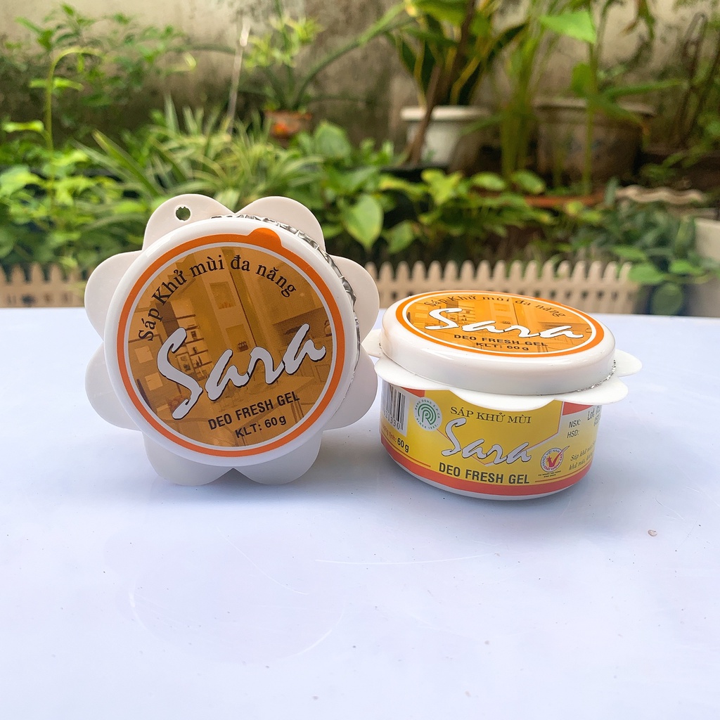 Sáp Khử Mùi Đa Năng Sara 60g - Sáp Thơm Khử Mùi Phòng, Nhà Bếp,..