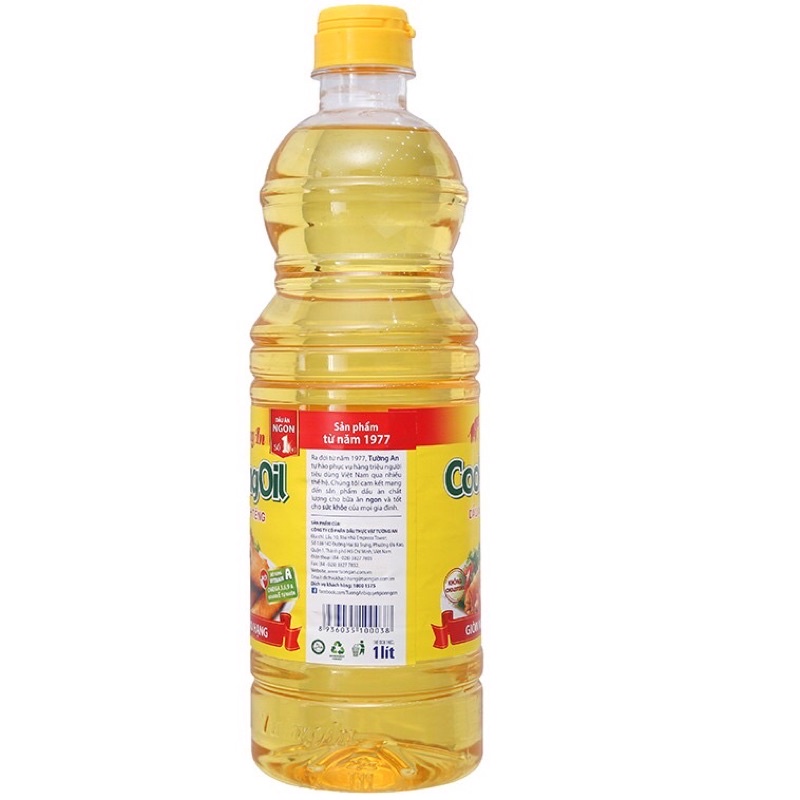 [HÀNG CHUẨN] Dầu ăn Tường An Cooking Oil 1L