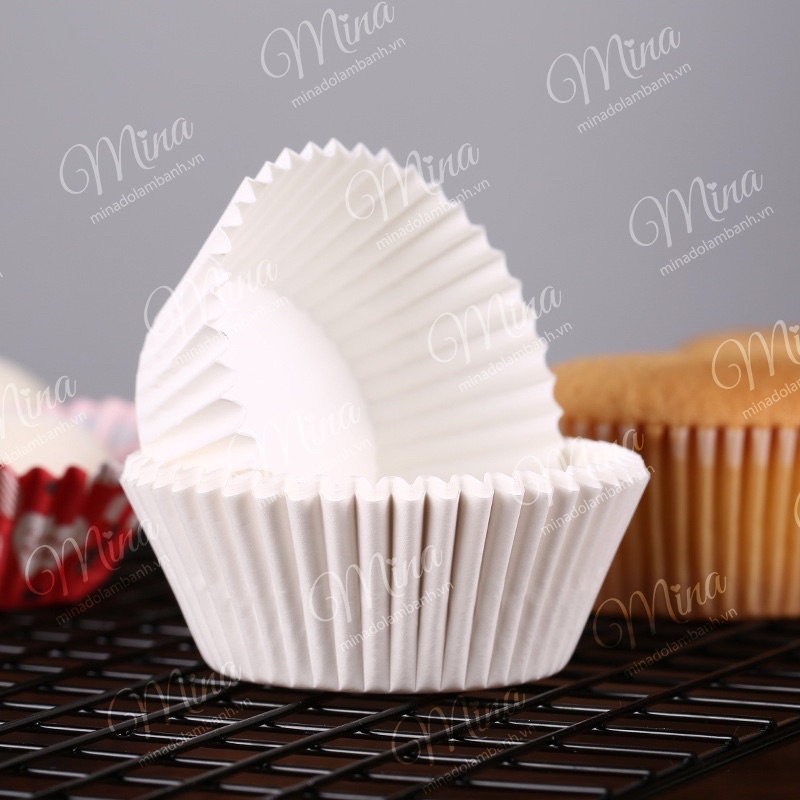 Cup giấy mềm lót bánh bao, cupcake,…~ 350 chiếc