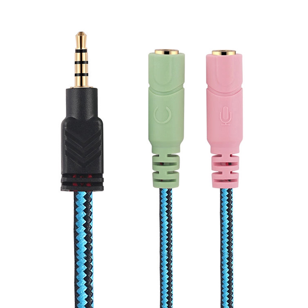 Dây cáp chia cổng âm thanh 3.5mm từ 1 đầu cái sang 2 đầu đực | BigBuy360 - bigbuy360.vn
