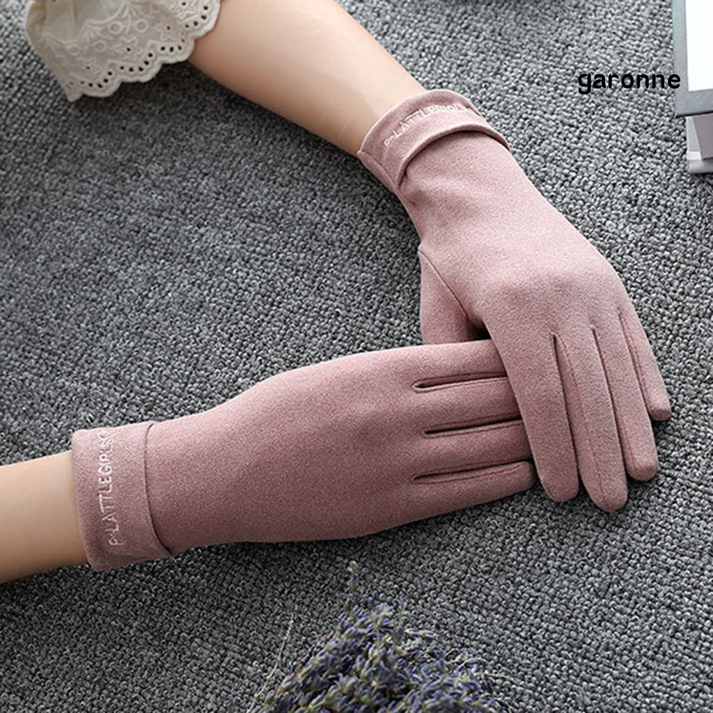 Găng Tay Giữ Ấm Cảm Ứng Màn Hình Cho Nữ
