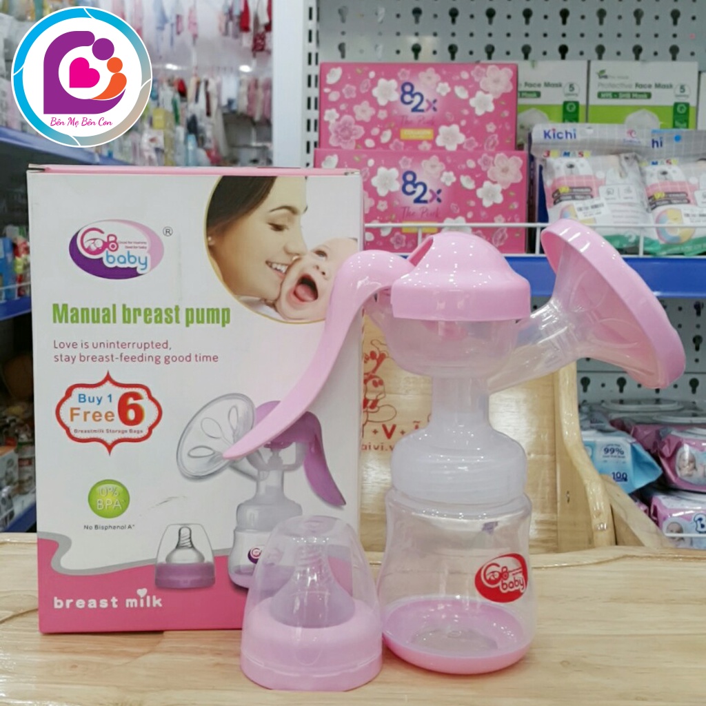 Máy hút sữa cầm tay GB-Baby Hàn Quốc  Tặng kèm túi trữ sữa