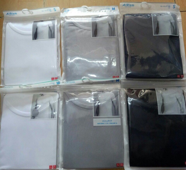 Áo làm mát nam AIRism Uniqlo Nhật Bản- 100% authentic