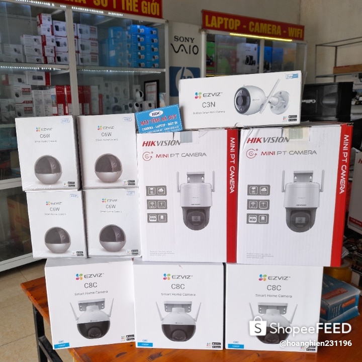 Camera IP quay quét mini 4MP Hikvision DS-2DE2C400IW-DE/W ngoài trời