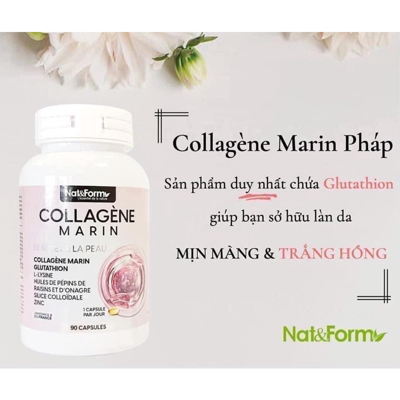 Collagen Marin Pháp 90 viên