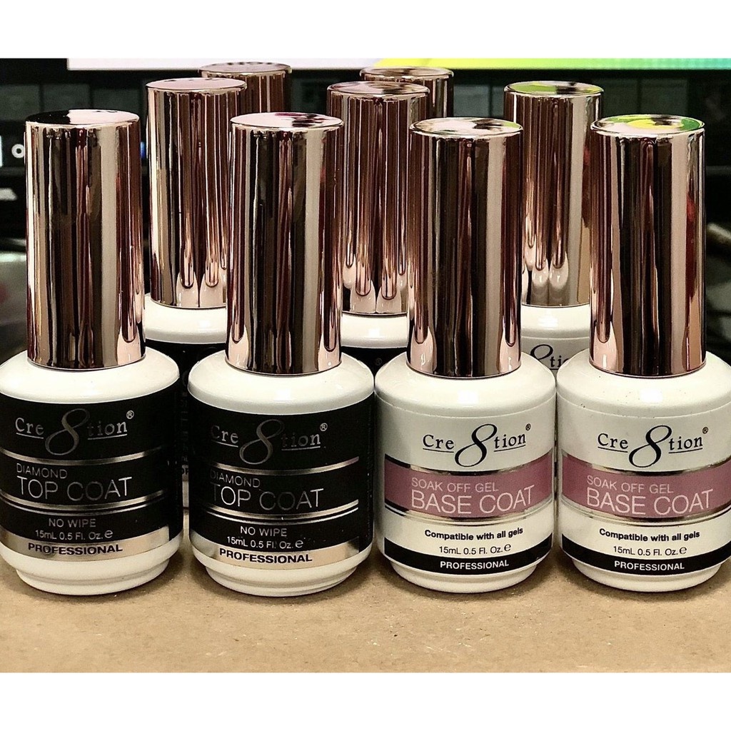 Base top gel Cre8tion USA - liên kết gel chuyên dụng cho dân làm nail - Sushi nail mi