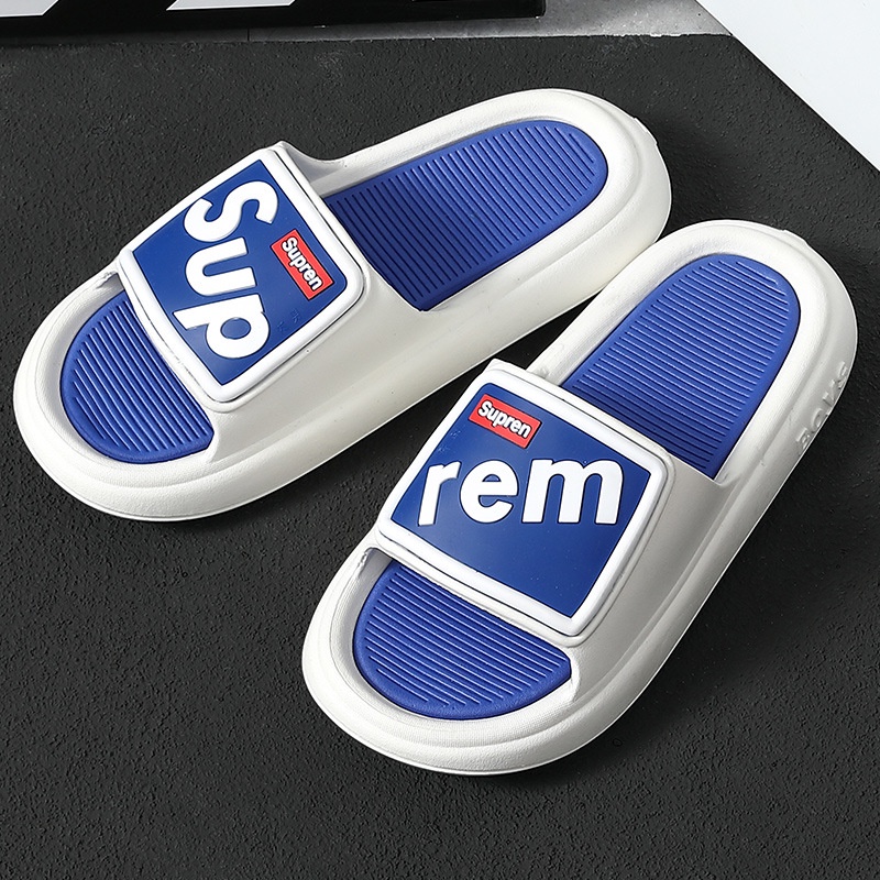 Dép đi trong nhà tắm QIAOYILUO đế mềm chống trượt thiết kế thoáng khí