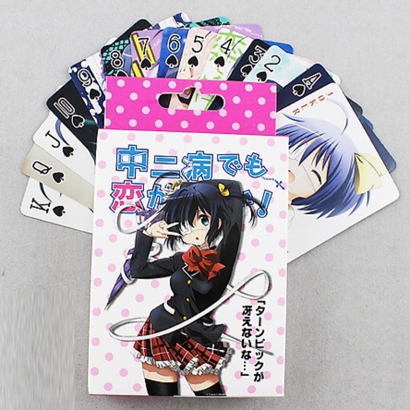 Bộ bài tây chuunibyou 54 ảnh bái nhau/bộ bài Tú lơ khơ chuunibyou