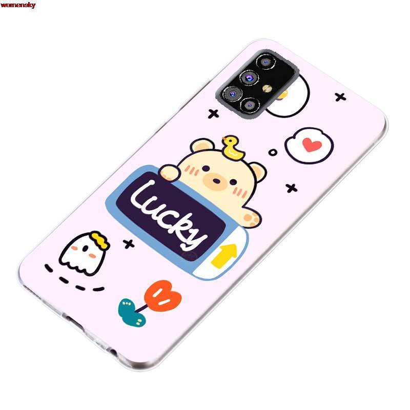 Ốp điện thoại silicone TPU mềm họa tiết TXCHE 4 CHO Samsung Galaxy Xcover 5 A12 A22 A32 A42/52 A72 M31S M51 A02/S M02/S