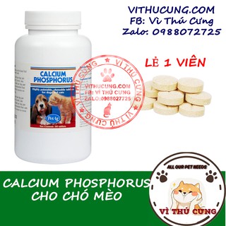 Viên calcium phosphorus cho chó mèo