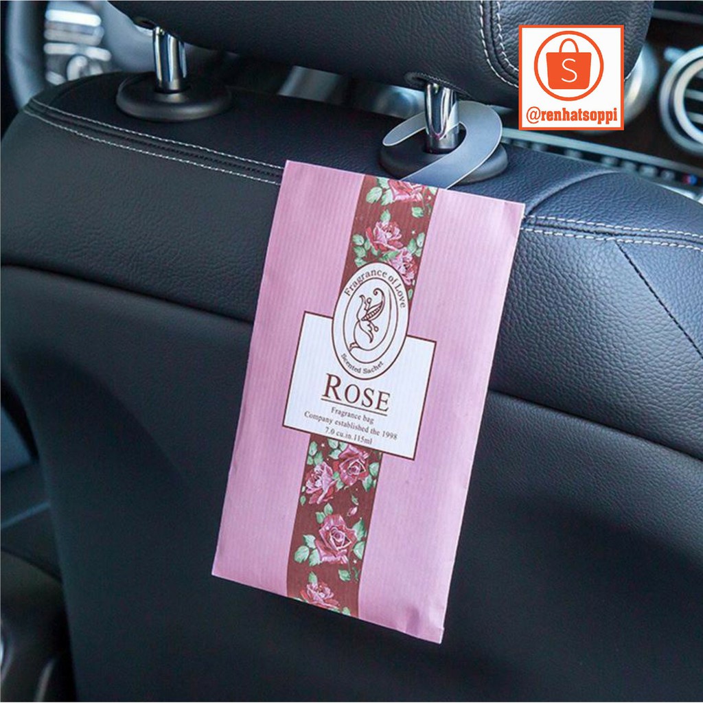 Túi thơm treo tủ quần áo, treo phòng, xe hơi mùi hương lavender, hoa hồng, hoa nhài -anhsonnd18