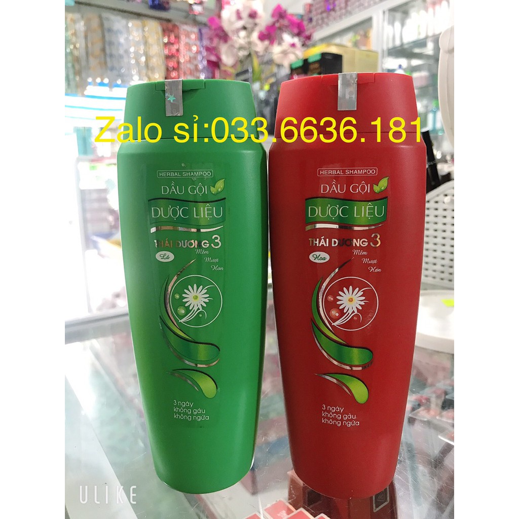 [chuẩn hàng cty 100%] dầu gội dược liệu THÁI DƯƠNG 3 mềm mượt hơn 3 ngày không gầu không ngứa 200ml