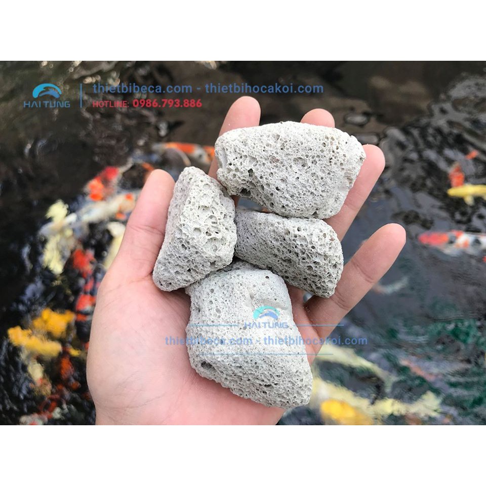 Gốm Lọc Cao Cấp Crystal Bio Đóng Túi 1Kg. Độ Rỗng Xốp Cao Và Nhẹ Lọc Nước Tốt Vi Sinh Trú Ngụ Và Sản Sinh Nhiều