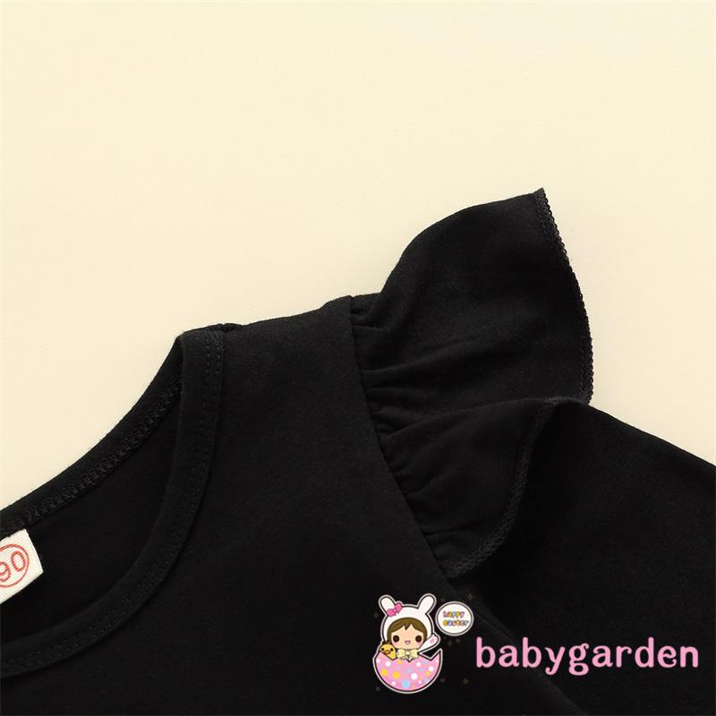 Bộ áo tay dài + chân váy kẻ sọc + mũ thời trang mùa xuân cho bé gái