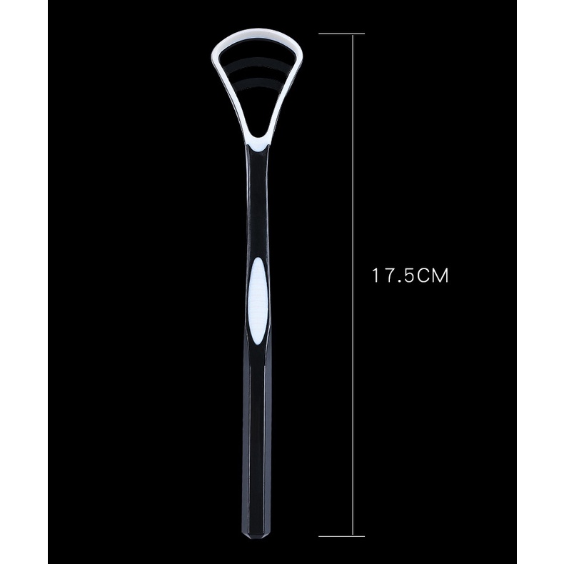 Dụng Cụ Vệ Sinh Lưỡi Silicone, Cạo Rơ Lưỡi Cho Người Lớn Giúp Khoang Miệng Sạch Sẽ, Thơm Tho