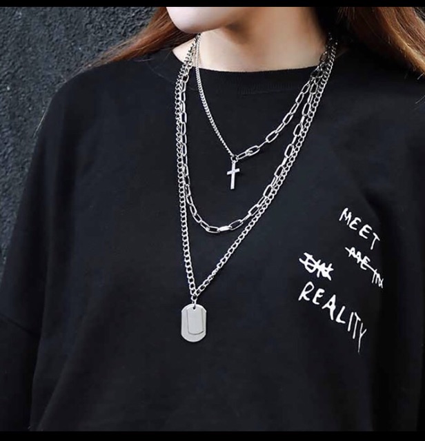 Set dây chuyền unisex