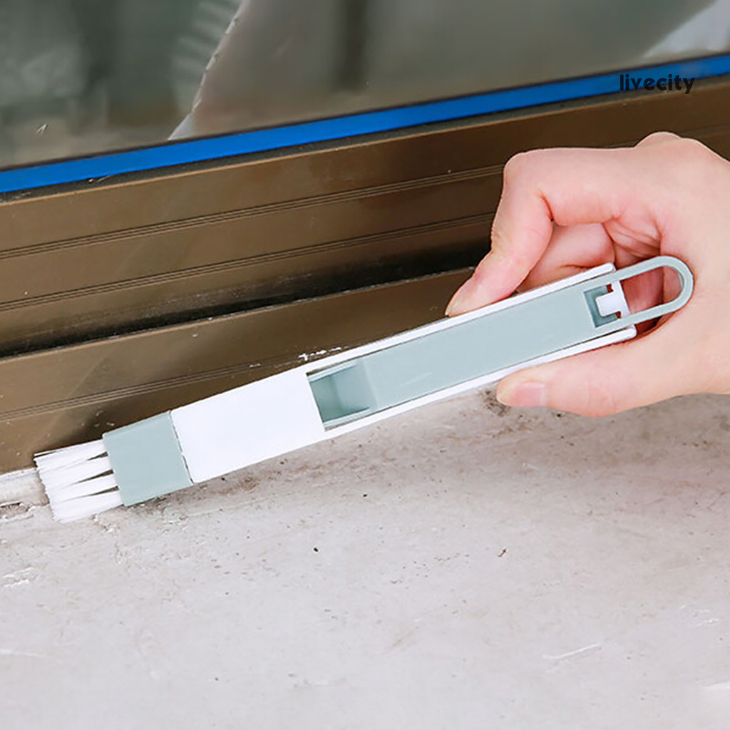 Bàn Chải Nhỏ Làm Sạch Rãnh Cửa Sổ Có Thể Tháo Rời