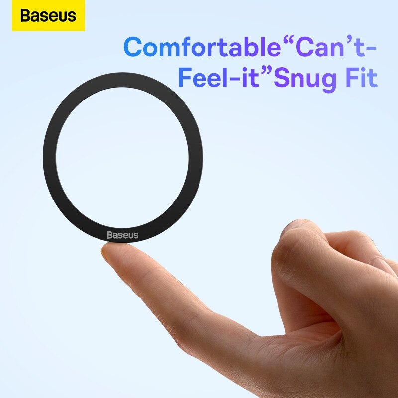 Vòng Kim Loại MagSafe Baseus Metal Ring cho Điện Thoại ( Bộ 2 miếng Dùng cho phụ kiện MagSafe)