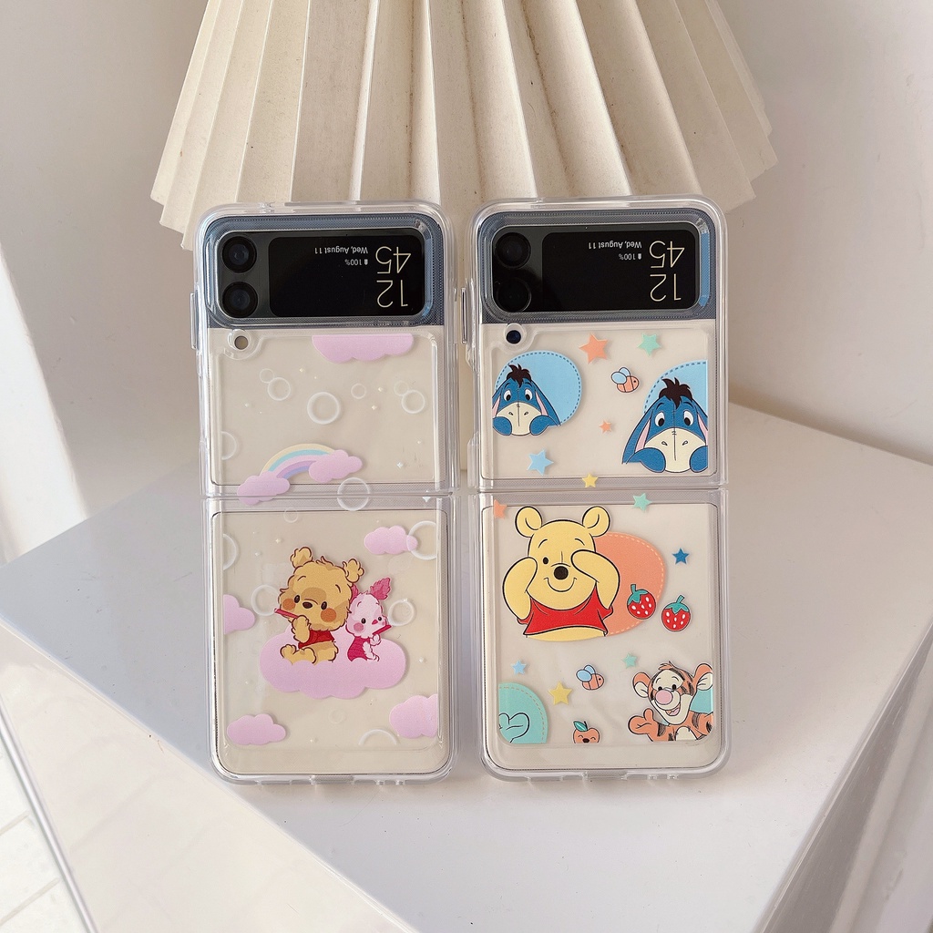 Ốp Điện Thoại PC Cứng Chống Sốc In Hình Hoạt Hình Dễ Thương Cho Samsung Galaxy Z Flip 4 5G